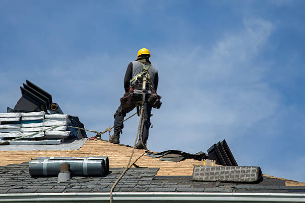 Professional Roofing technician working in Aldie, VA